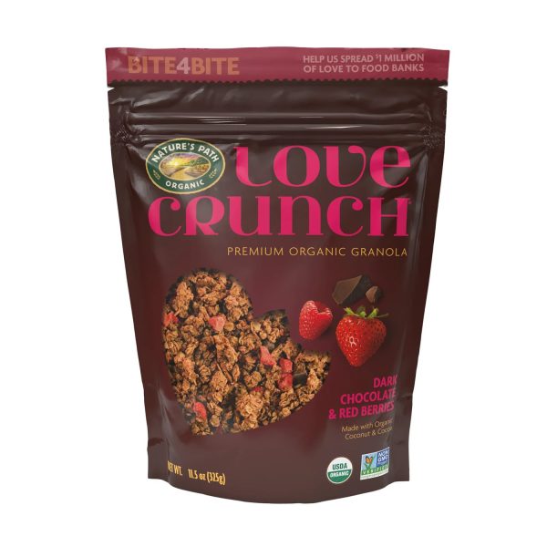 Love Crunch Organic Granola, Dark Chocolate and Red Berries, 11.5 oz