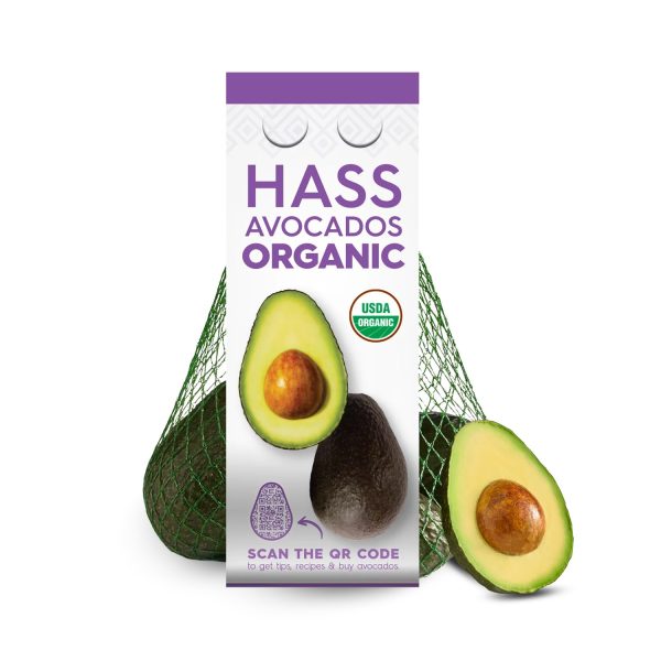 Fresh Organic Bagged Avocados, 3-4 Count