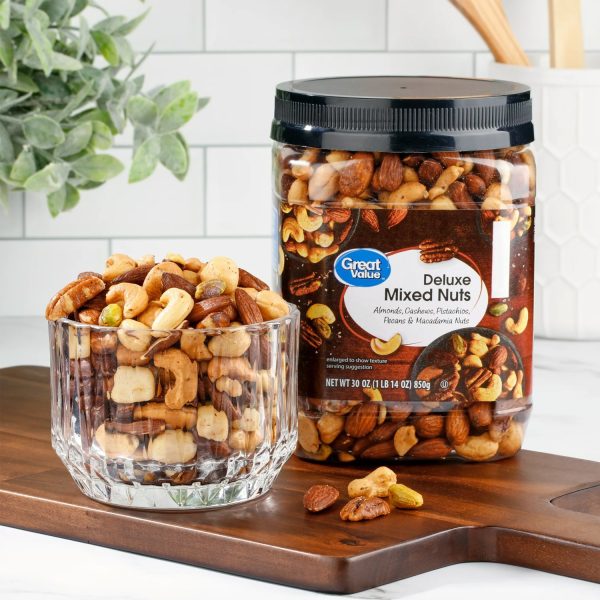 Great Value Deluxe Mixed Nuts, 30 oz：圖片 2