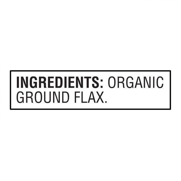 Great Value Organic Ground Cold Milled Flax Seed, 16 oz：圖片 2