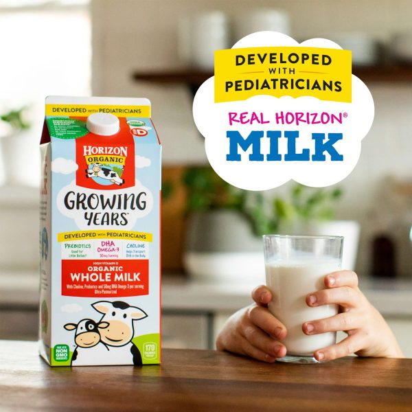 Horizon Organic Growing Years Whole Milk with DHA Omega-3, 59 oz：圖片 3